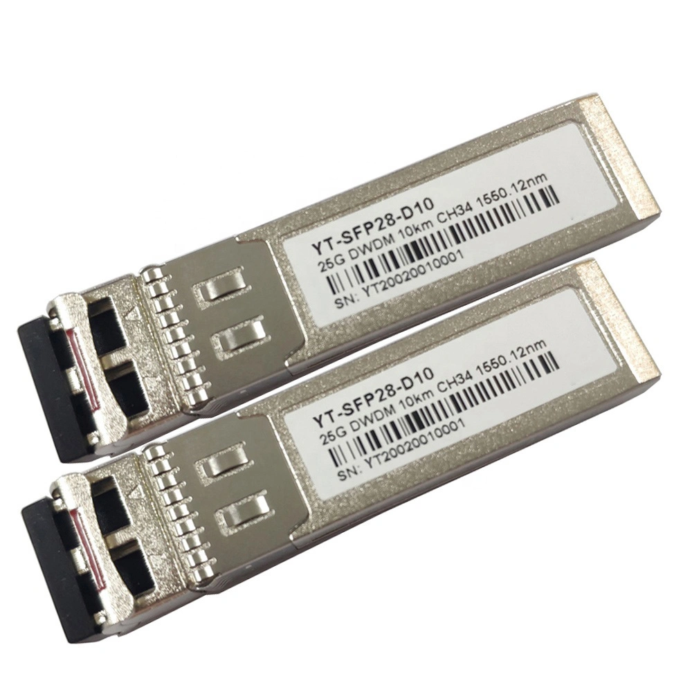 25GB/S DWDM SFP28 C-Band 10km Transceiver Module 25g SFP28 DWDM Best Price