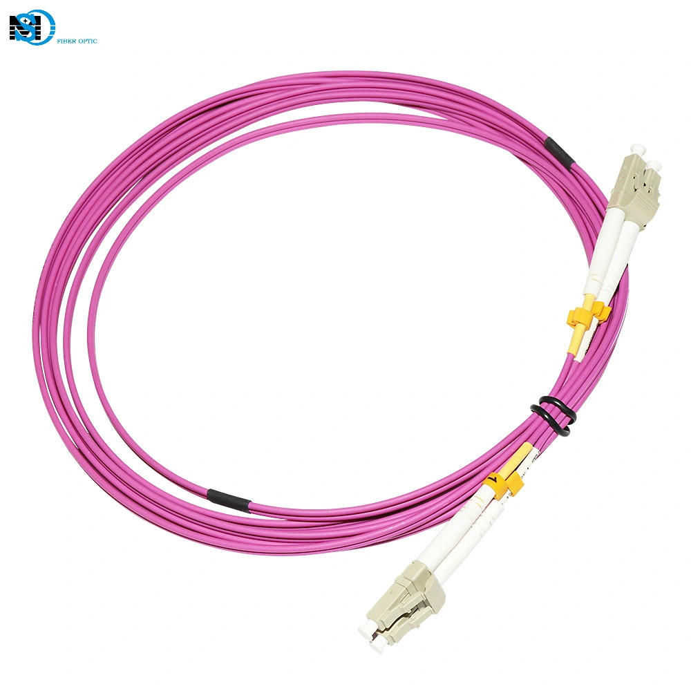 FTTH Om4 Sc-Sc Duplex Fiber Optic Patchcord