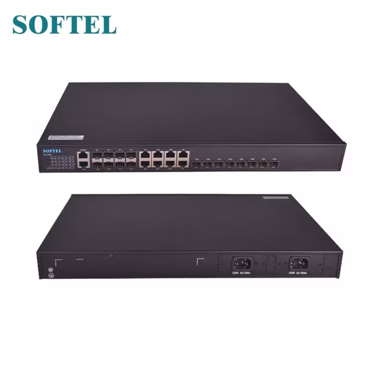 1u 19 インチ 1.25gbps FTTH 8 ダウンリンク Pon ポート Epon Olt